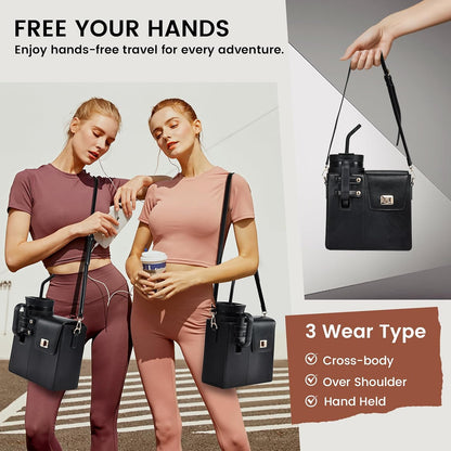 Water Bottle Purse Crossbody Bag Compatible with Stanley 30oz 40oz Tumbler
