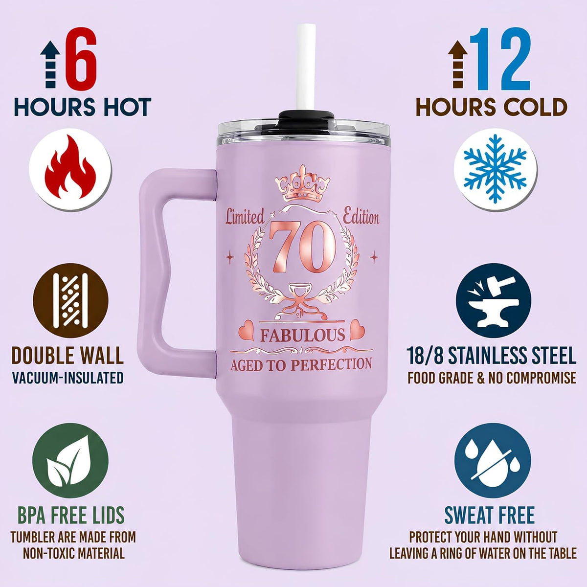 Gifts for Wife from Husband - 40oz Insulated Stainless Steel Tumbler - Wife Mother Day, Anniversary Birthday Romantic Gift for Her, Wifey Present Ideas, Wife Giftss From Husband