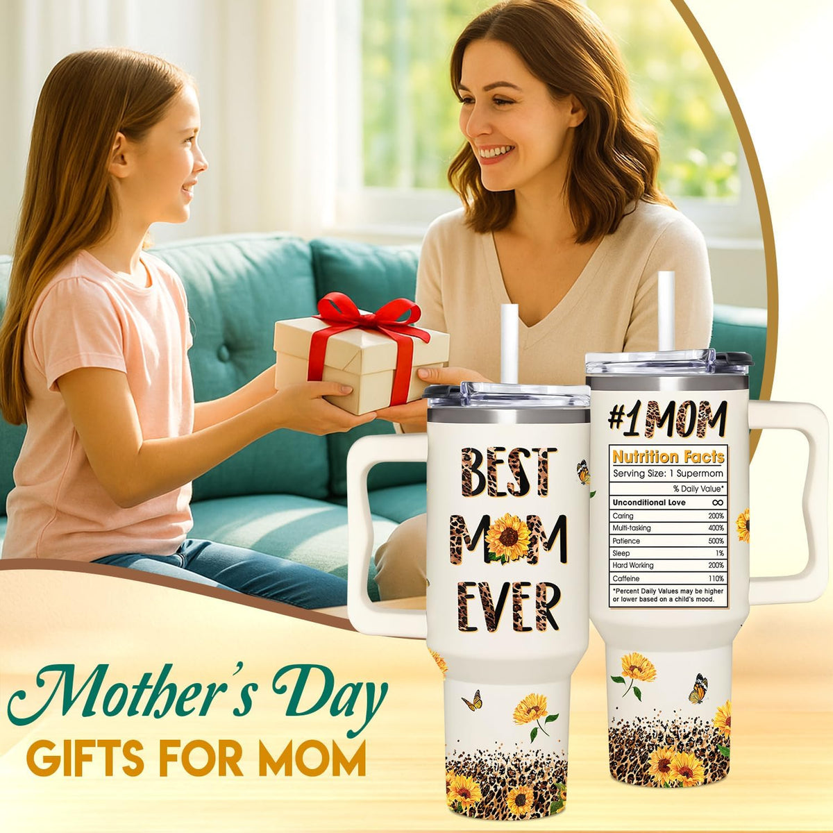 Gifts for Wife from Husband - 40oz Insulated Stainless Steel Tumbler - Wife Mother Day, Anniversary Birthday Romantic Gift for Her, Wifey Present Ideas, Wife Giftss From Husband