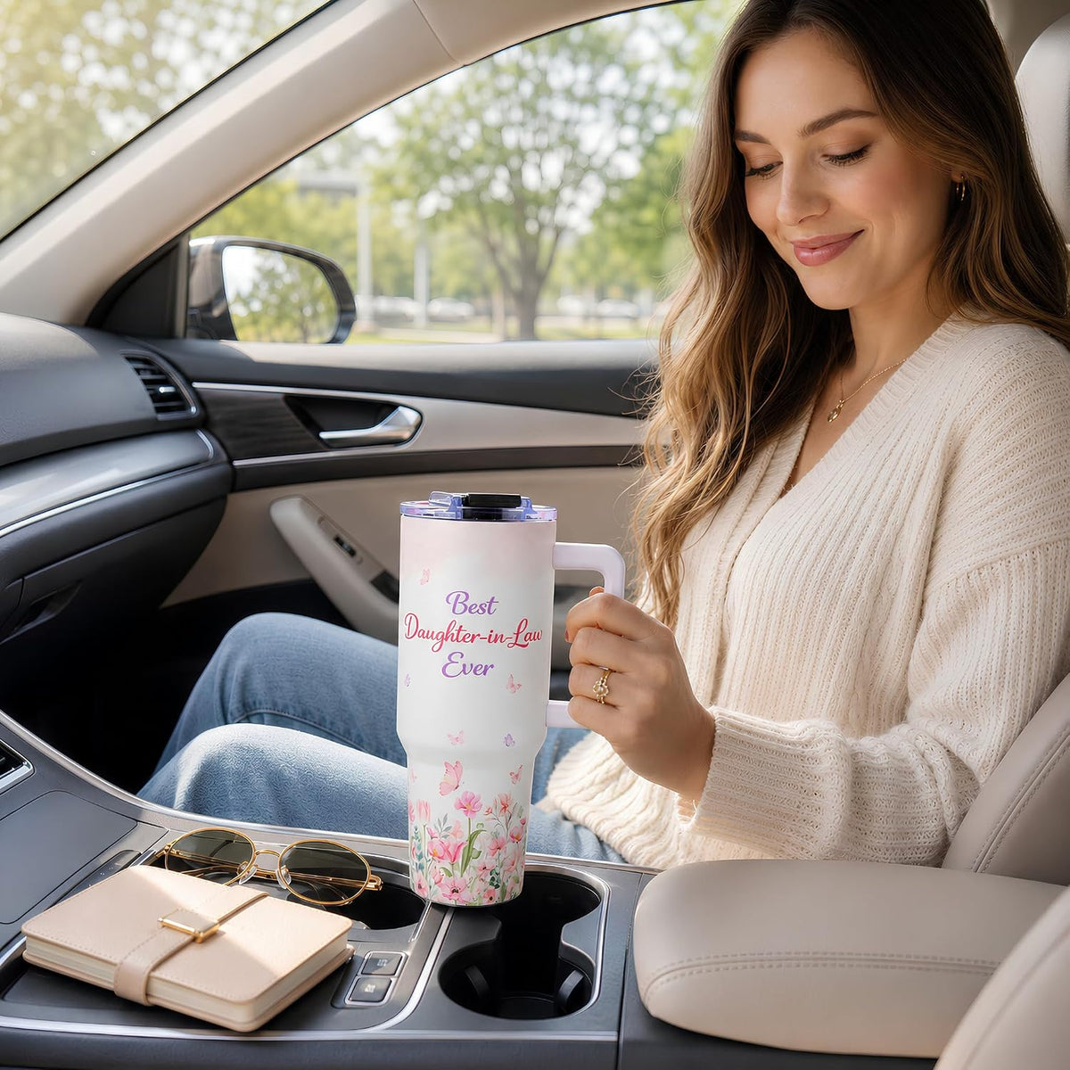 Gifts for Wife from Husband - 40oz Insulated Stainless Steel Tumbler - Wife Mother Day, Anniversary Birthday Romantic Gift for Her, Wifey Present Ideas, Wife Giftss From Husband