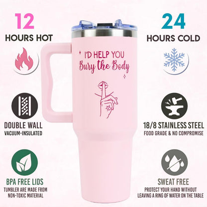 Gifts for Wife from Husband - 40oz Insulated Stainless Steel Tumbler - Wife Mother Day, Anniversary Birthday Romantic Gift for Her, Wifey Present Ideas, Wife Giftss From Husband