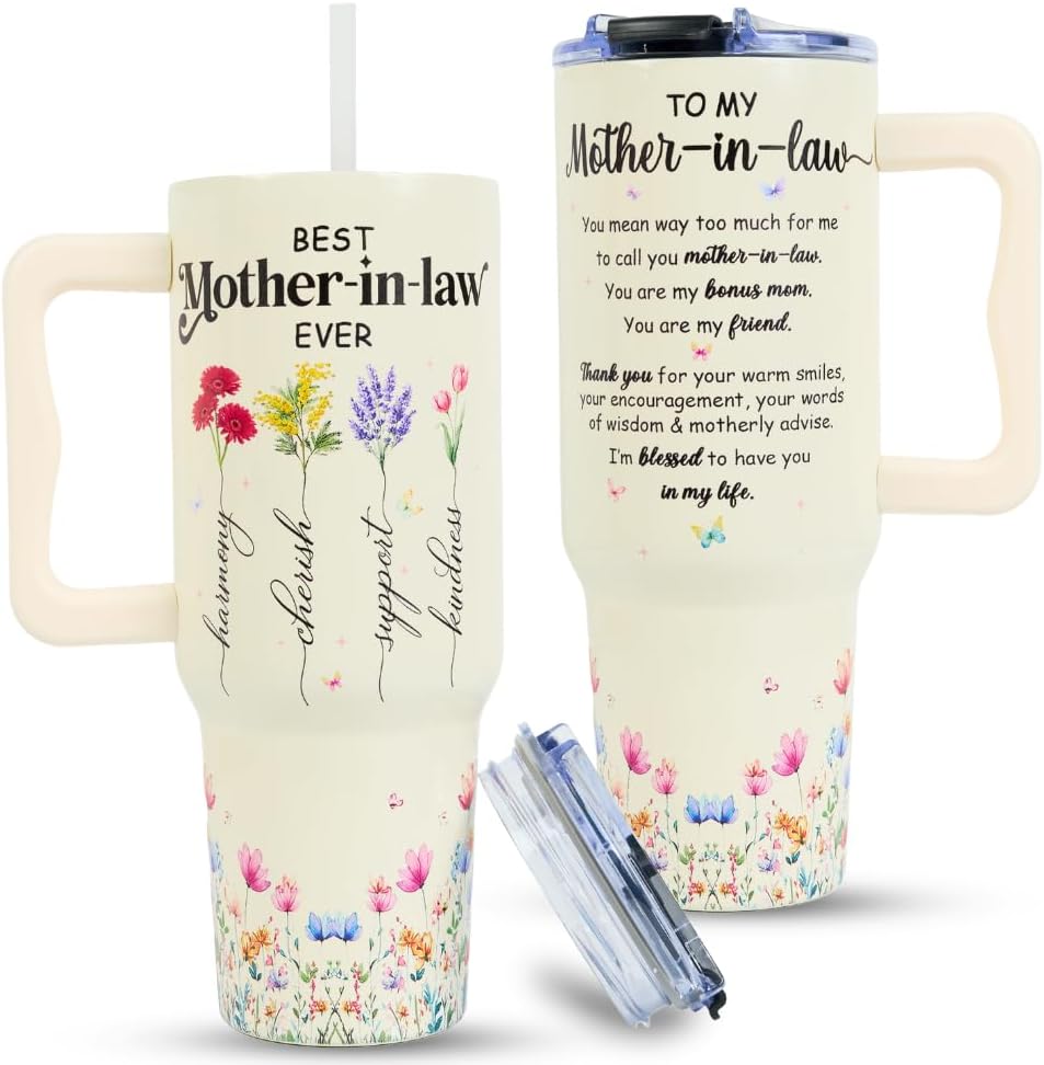 Gifts for Wife from Husband - 40oz Insulated Stainless Steel Tumbler - Wife Mother Day, Anniversary Birthday Romantic Gift for Her, Wifey Present Ideas, Wife Giftss From Husband
