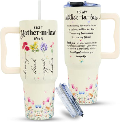 Gifts for Wife from Husband - 40oz Insulated Stainless Steel Tumbler - Wife Mother Day, Anniversary Birthday Romantic Gift for Her, Wifey Present Ideas, Wife Giftss From Husband