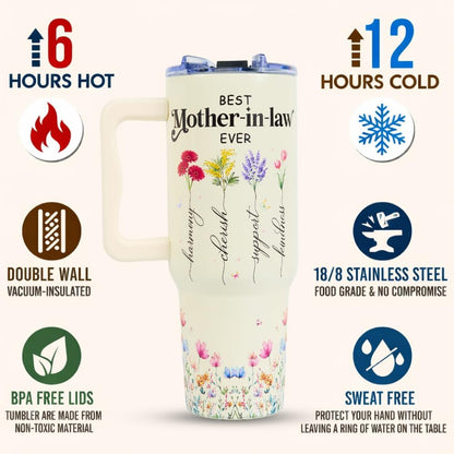 Gifts for Wife from Husband - 40oz Insulated Stainless Steel Tumbler - Wife Mother Day, Anniversary Birthday Romantic Gift for Her, Wifey Present Ideas, Wife Giftss From Husband