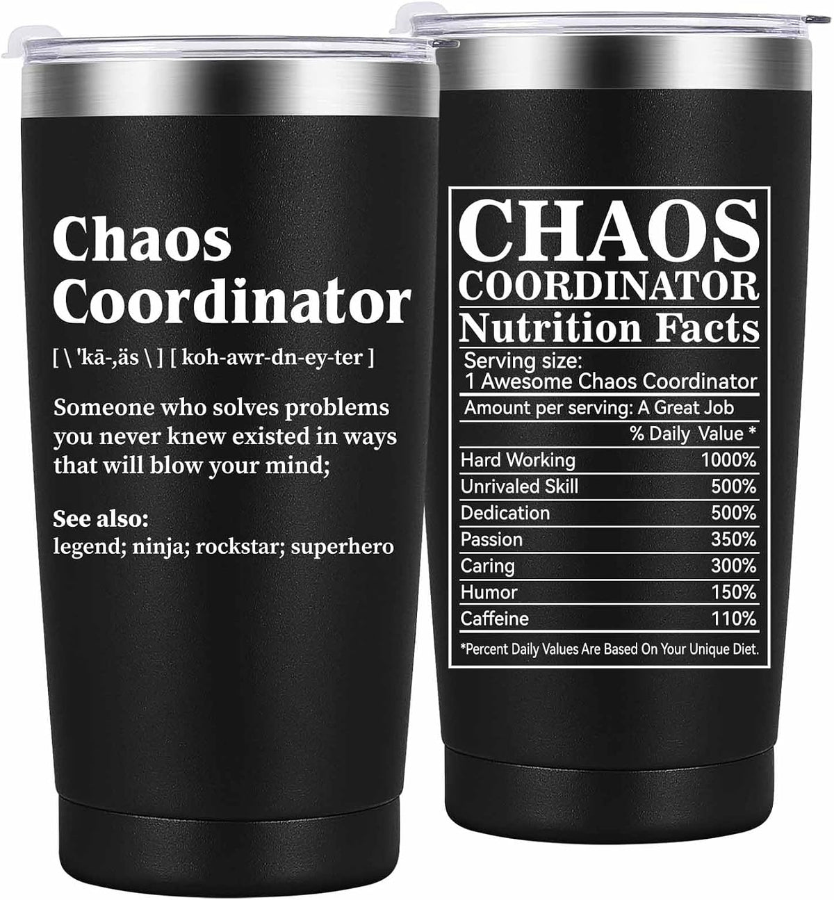 Difference Maker Gifts for Men 20oz Stainless Steel Tumbler | Appreciation Gifts for Teacher Nurse Employee