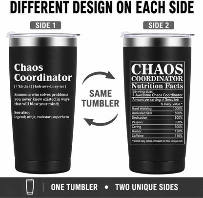 Difference Maker Gifts for Men 20oz Stainless Steel Tumbler | Appreciation Gifts for Teacher Nurse Employee