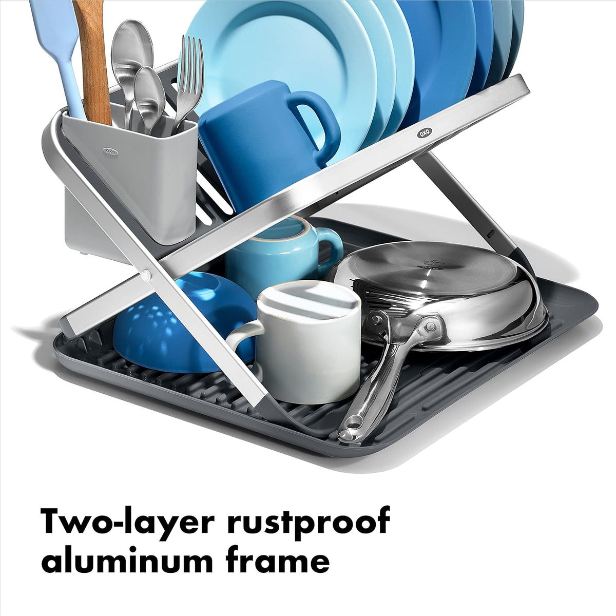 Good Grips Aluminum Frame Bottle Drying Rack
