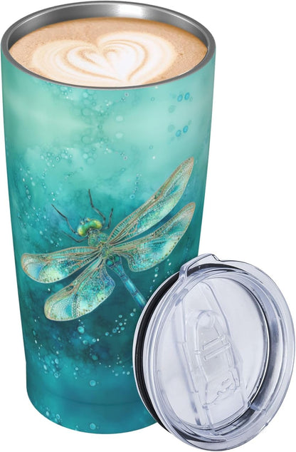 Moon Tumbler with Lid and Straw for Women Leakproof Travel Coffee Mug Double Wall Insulated Cups 20OZ Gifts for Office Kitchen Outdoor