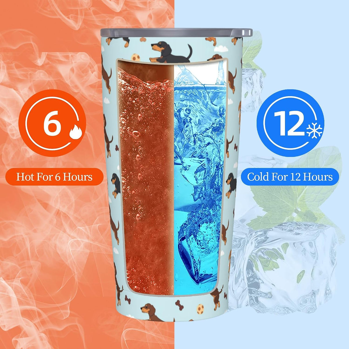 Moon Tumbler with Lid and Straw for Women Leakproof Travel Coffee Mug Double Wall Insulated Cups 20OZ Gifts for Office Kitchen Outdoor