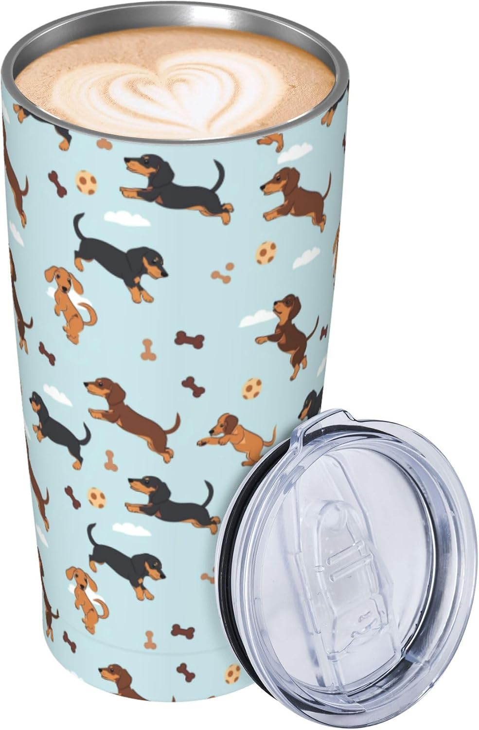 Moon Tumbler with Lid and Straw for Women Leakproof Travel Coffee Mug Double Wall Insulated Cups 20OZ Gifts for Office Kitchen Outdoor