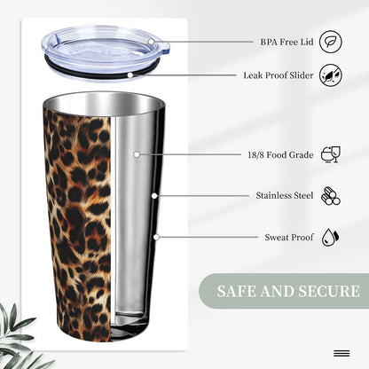 Moon Tumbler with Lid and Straw for Women Leakproof Travel Coffee Mug Double Wall Insulated Cups 20OZ Gifts for Office Kitchen Outdoor