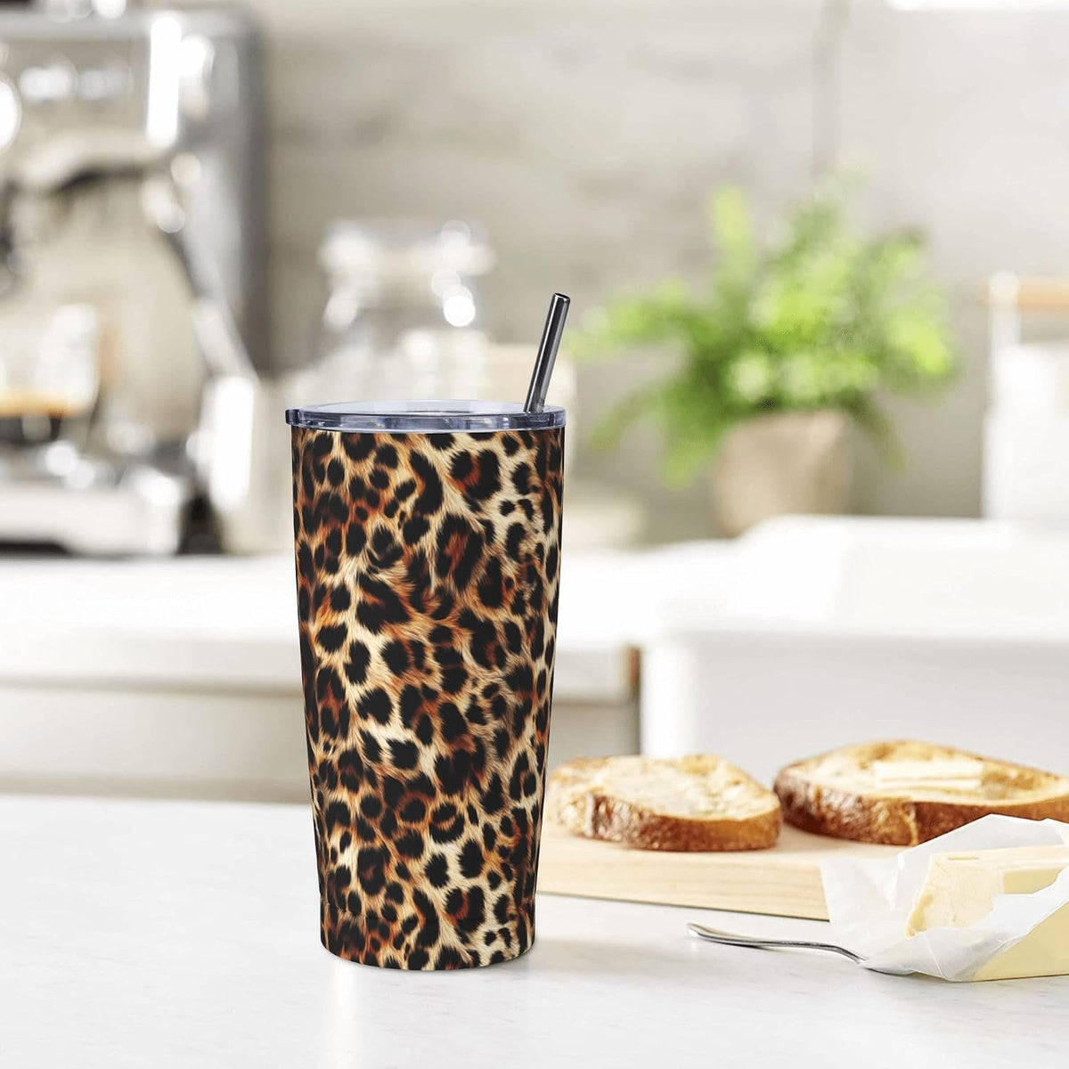 Moon Tumbler with Lid and Straw for Women Leakproof Travel Coffee Mug Double Wall Insulated Cups 20OZ Gifts for Office Kitchen Outdoor