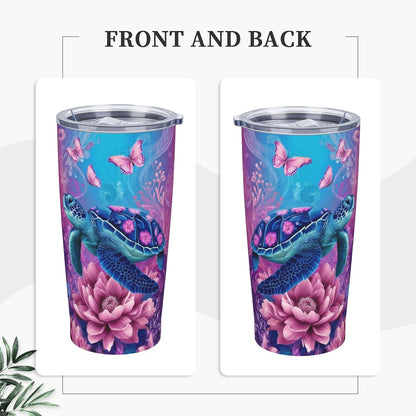 Moon Tumbler with Lid and Straw for Women Leakproof Travel Coffee Mug Double Wall Insulated Cups 20OZ Gifts for Office Kitchen Outdoor