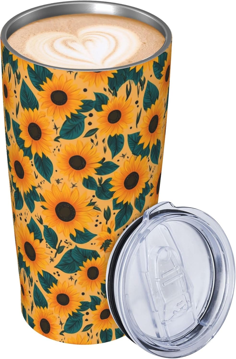 Moon Tumbler with Lid and Straw for Women Leakproof Travel Coffee Mug Double Wall Insulated Cups 20OZ Gifts for Office Kitchen Outdoor