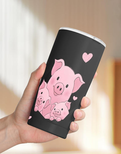 Moon Tumbler with Lid and Straw for Women Leakproof Travel Coffee Mug Double Wall Insulated Cups 20OZ Gifts for Office Kitchen Outdoor