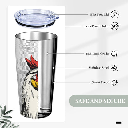 Moon Tumbler with Lid and Straw for Women Leakproof Travel Coffee Mug Double Wall Insulated Cups 20OZ Gifts for Office Kitchen Outdoor