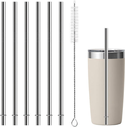 10.5 Inch Stainless Steel Straws Replacement for Starbucks Cup Venti 24 oz