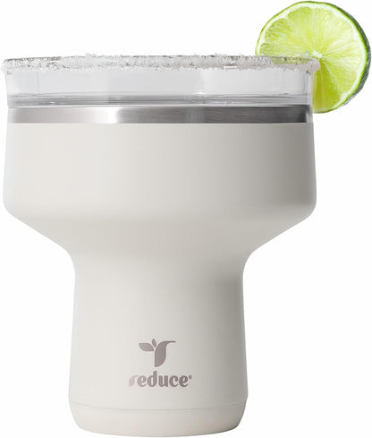 Saltini 16oz Margarita Tumbler - Insulated Cocktail Glass with Lid