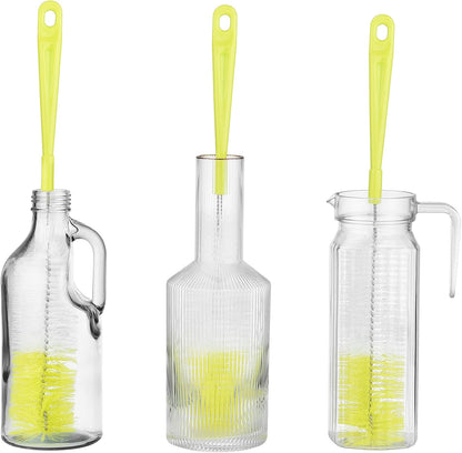 16 inch Long Bottle Brush Cleaner for Washing Wine/Beer/Sport Well/Thermos/Glass, Hummingbird Feeder and Long Narrow Neck Sport Bottles