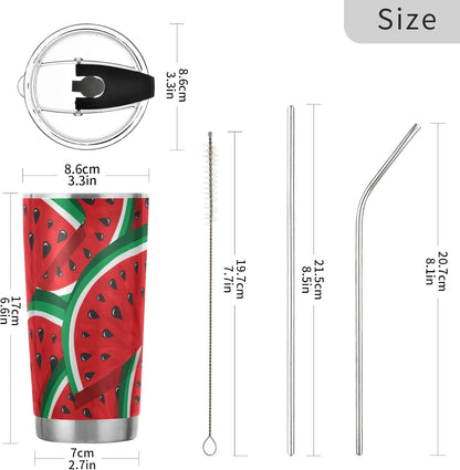Tumbler Lightning Bolts Doodle Insulated Coffee Cup Beverage Container Travel Mug with Straw and Lid Double Wall Stainless Steel 20oz Holiday Gift