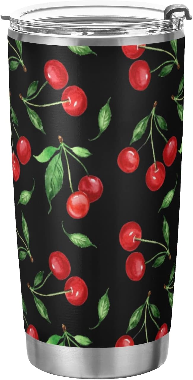 Tumbler Lightning Bolts Doodle Insulated Coffee Cup Beverage Container Travel Mug with Straw and Lid Double Wall Stainless Steel 20oz Holiday Gift