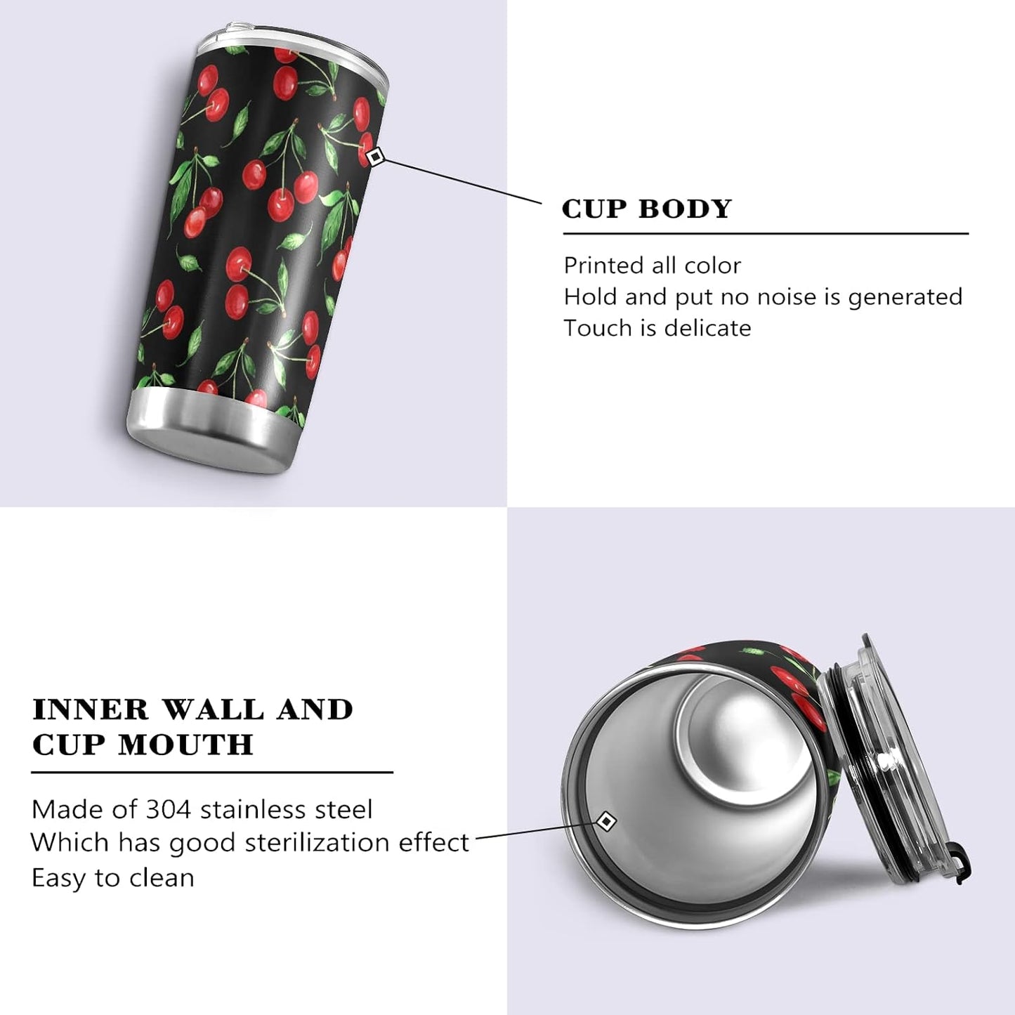 Tumbler Lightning Bolts Doodle Insulated Coffee Cup Beverage Container Travel Mug with Straw and Lid Double Wall Stainless Steel 20oz Holiday Gift
