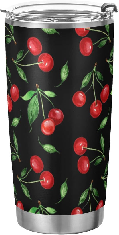 Tumbler Lightning Bolts Doodle Insulated Coffee Cup Beverage Container Travel Mug with Straw and Lid Double Wall Stainless Steel 20oz Holiday Gift