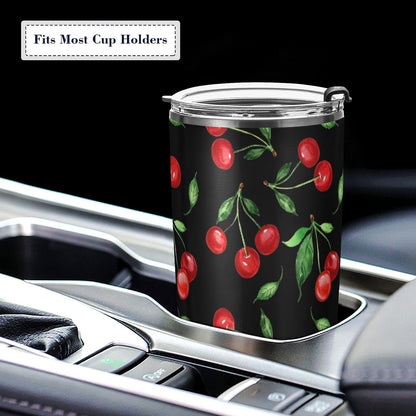 Tumbler Lightning Bolts Doodle Insulated Coffee Cup Beverage Container Travel Mug with Straw and Lid Double Wall Stainless Steel 20oz Holiday Gift