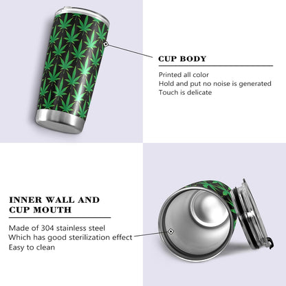 Tumbler Lightning Bolts Doodle Insulated Coffee Cup Beverage Container Travel Mug with Straw and Lid Double Wall Stainless Steel 20oz Holiday Gift