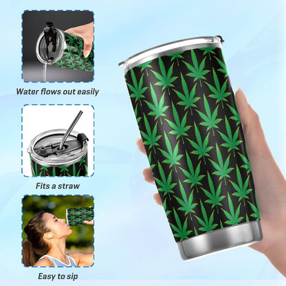 Tumbler Lightning Bolts Doodle Insulated Coffee Cup Beverage Container Travel Mug with Straw and Lid Double Wall Stainless Steel 20oz Holiday Gift