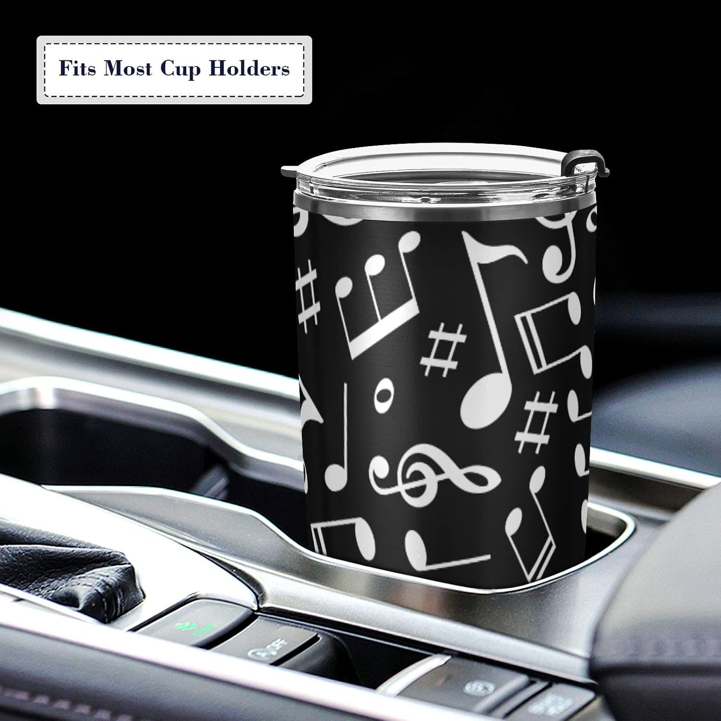 Tumbler Lightning Bolts Doodle Insulated Coffee Cup Beverage Container Travel Mug with Straw and Lid Double Wall Stainless Steel 20oz Holiday Gift