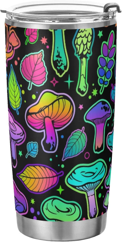 Tumbler Lightning Bolts Doodle Insulated Coffee Cup Beverage Container Travel Mug with Straw and Lid Double Wall Stainless Steel 20oz Holiday Gift