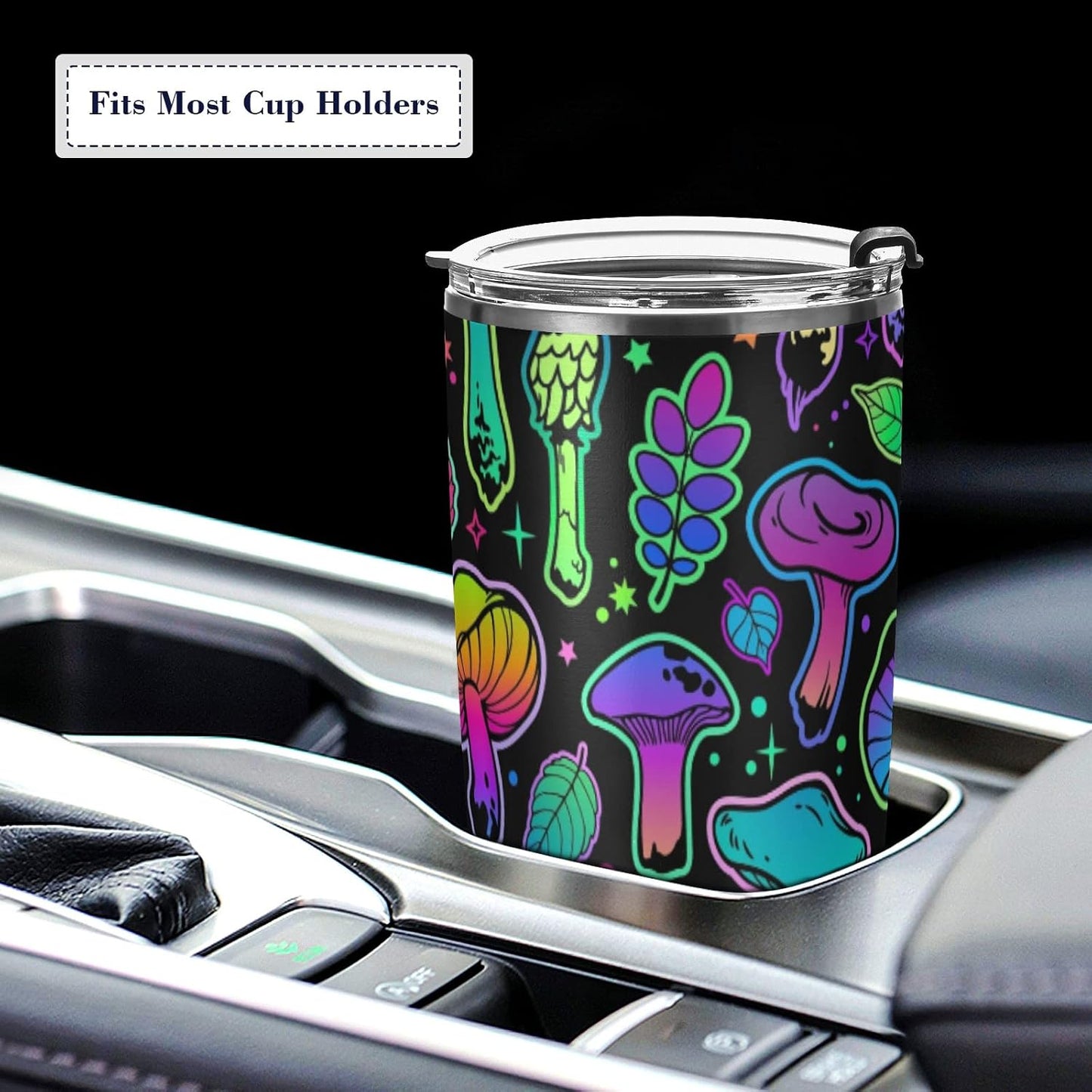 Tumbler Lightning Bolts Doodle Insulated Coffee Cup Beverage Container Travel Mug with Straw and Lid Double Wall Stainless Steel 20oz Holiday Gift