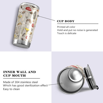 Tumbler Lightning Bolts Doodle Insulated Coffee Cup Beverage Container Travel Mug with Straw and Lid Double Wall Stainless Steel 20oz Holiday Gift
