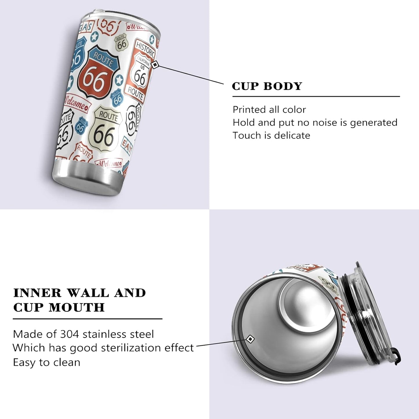 Tumbler Lightning Bolts Doodle Insulated Coffee Cup Beverage Container Travel Mug with Straw and Lid Double Wall Stainless Steel 20oz Holiday Gift