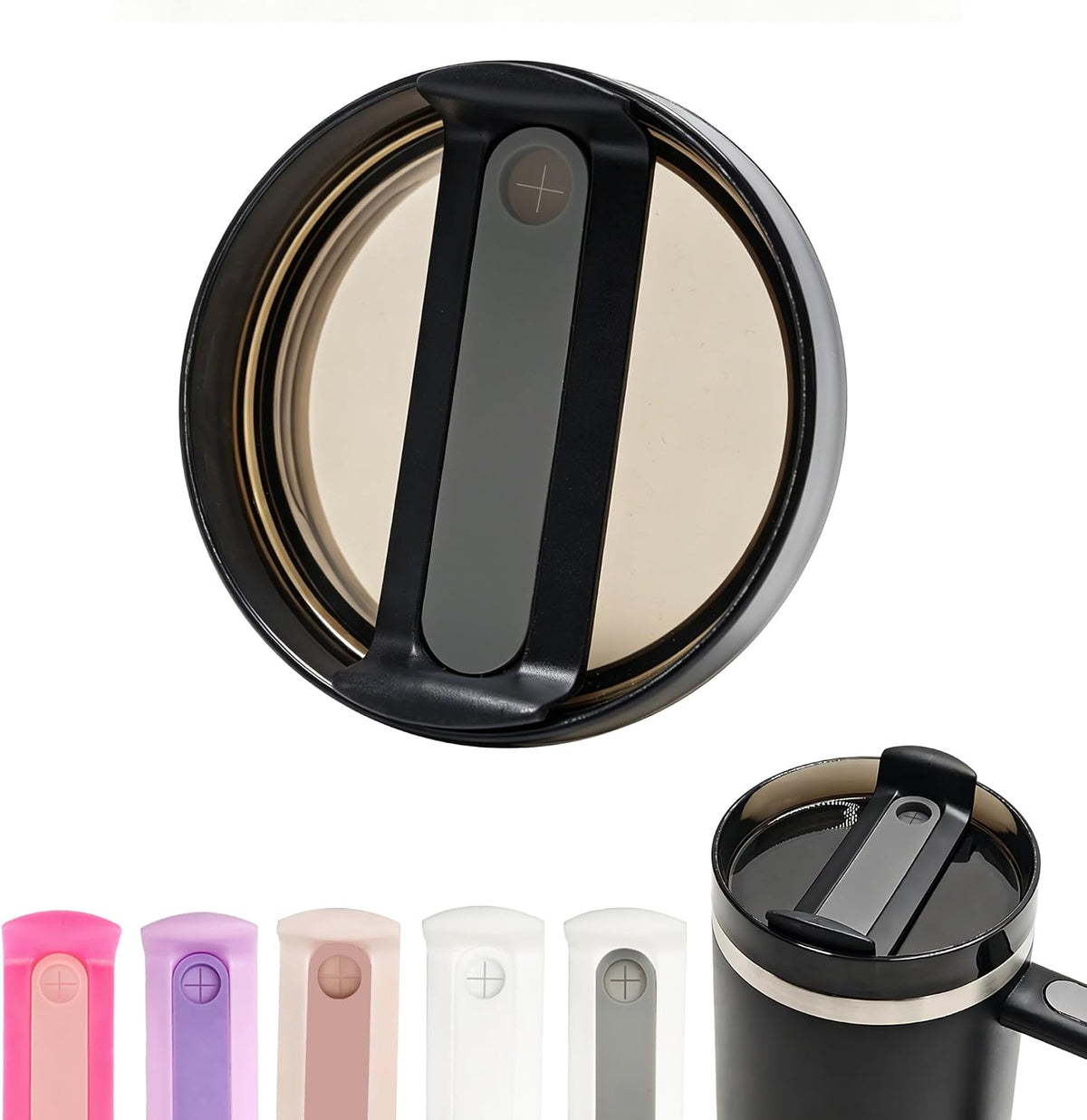 40 oz Tumbler Lid Replacement Compatible with Stanley Cup