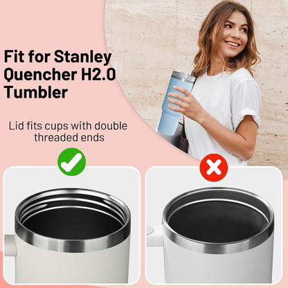 40 oz Tumbler Lid Replacement Compatible with Stanley Cup