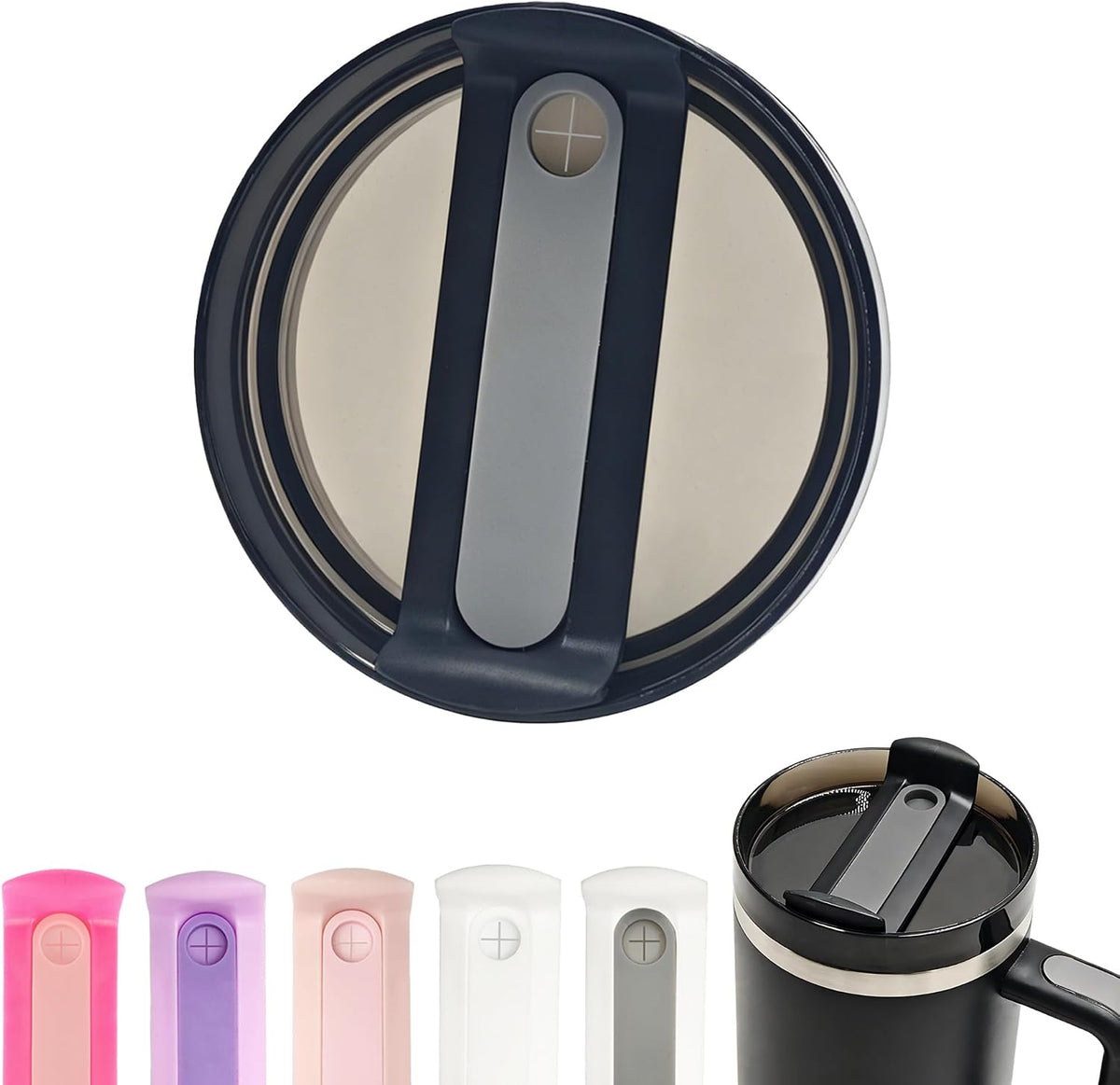 40 oz Tumbler Lid Replacement Compatible with Stanley Cup