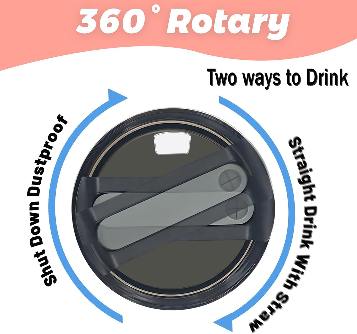 40 oz Tumbler Lid Replacement Compatible with Stanley Cup