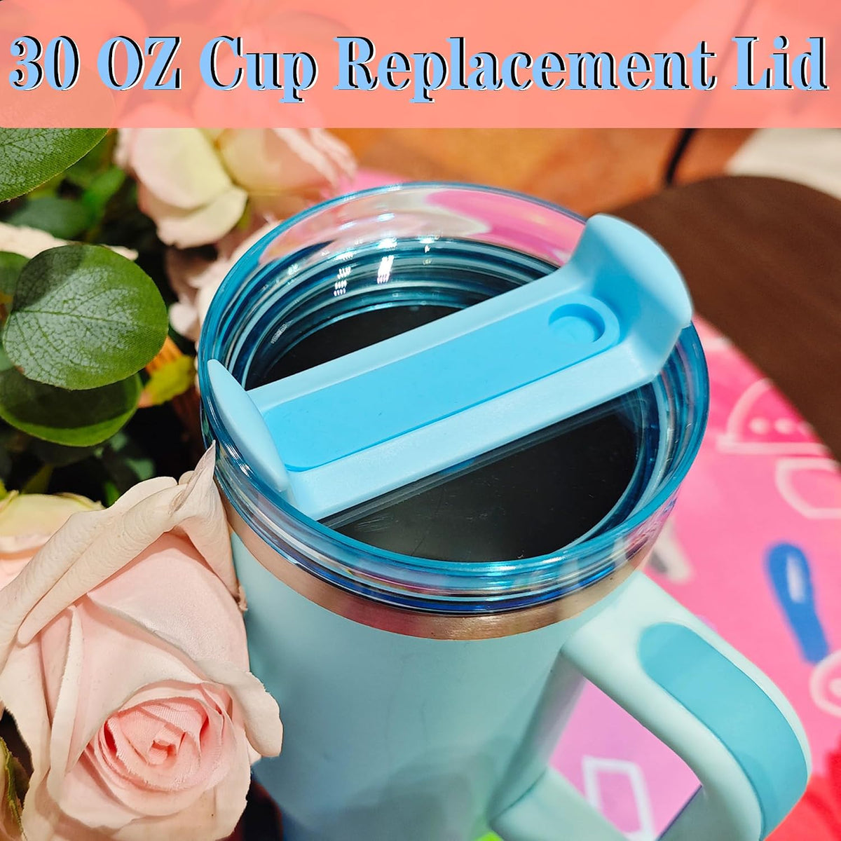40 oz Tumbler Lid Replacement Compatible with Stanley Cup