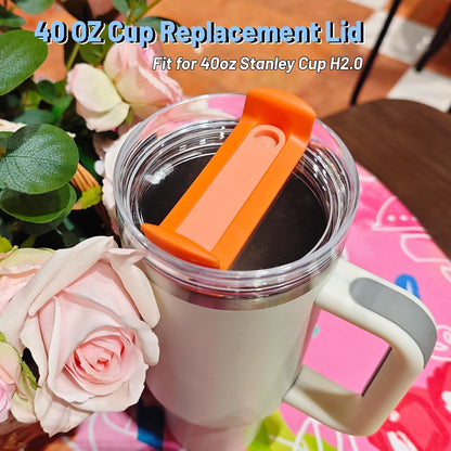 40 oz Tumbler Lid Replacement Compatible with Stanley Cup