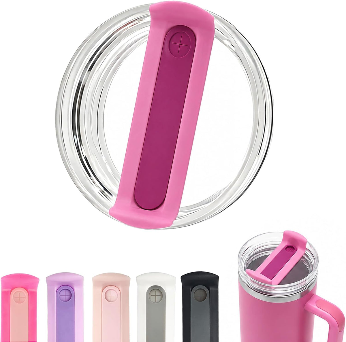 40 oz Tumbler Lid Replacement Compatible with Stanley Cup