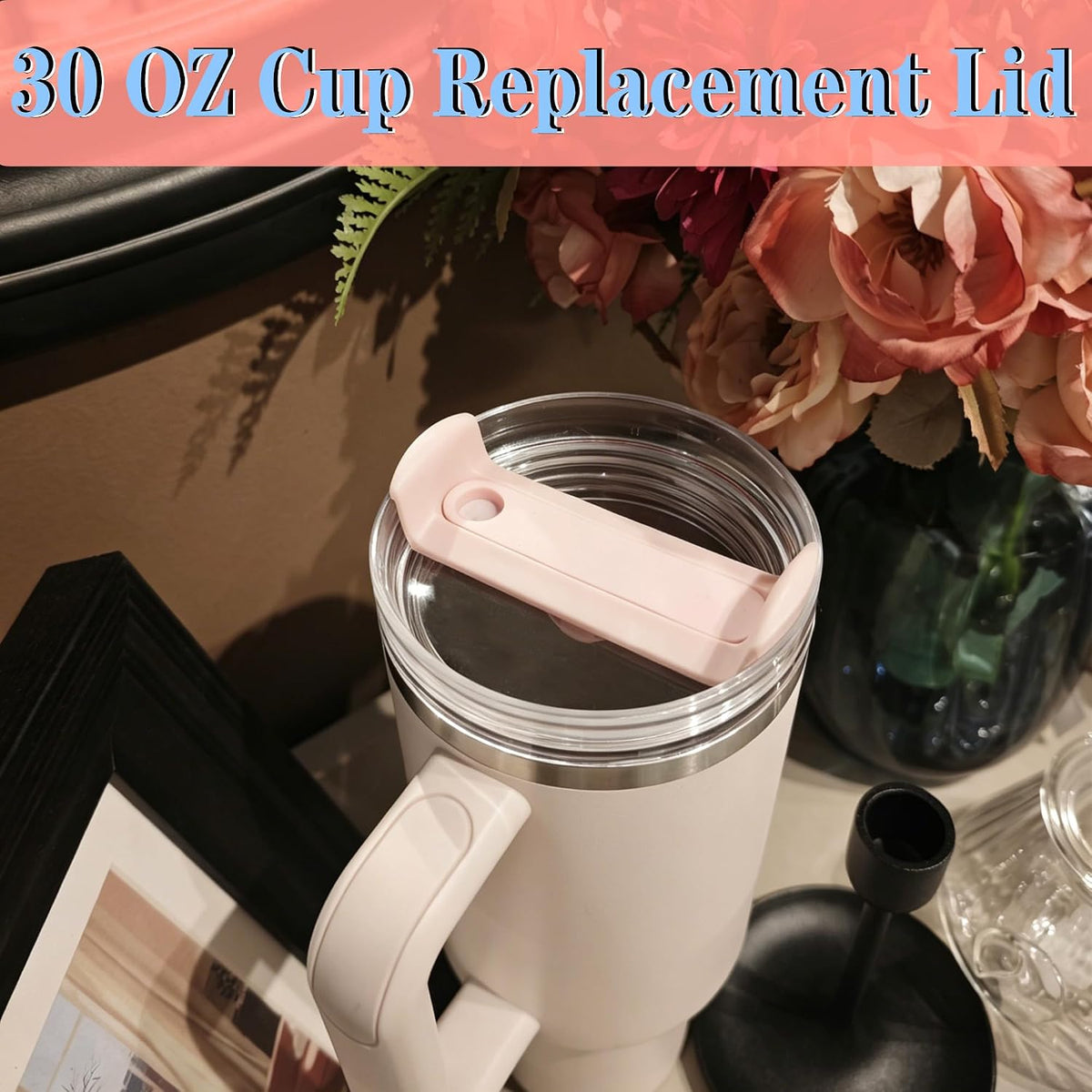 40 oz Tumbler Lid Replacement Compatible with Stanley Cup