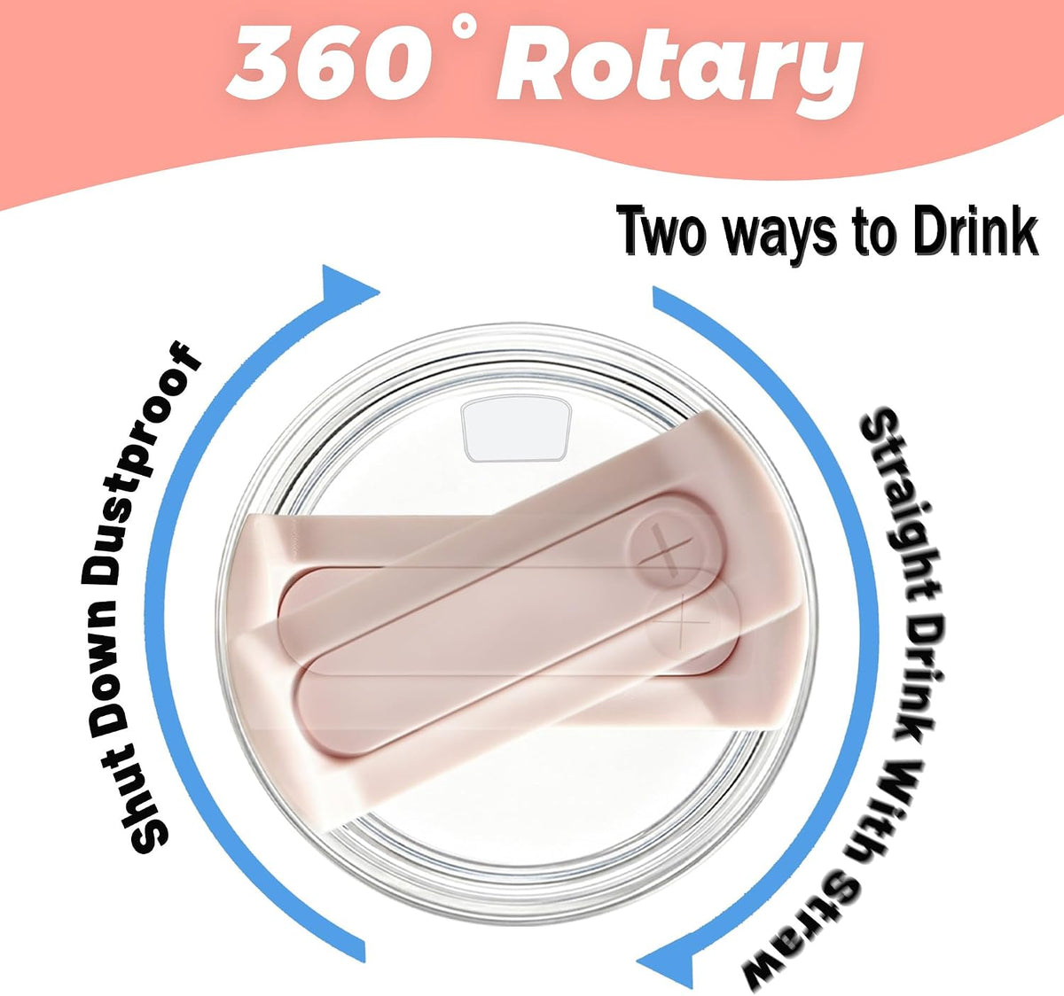 40 oz Tumbler Lid Replacement Compatible with Stanley Cup