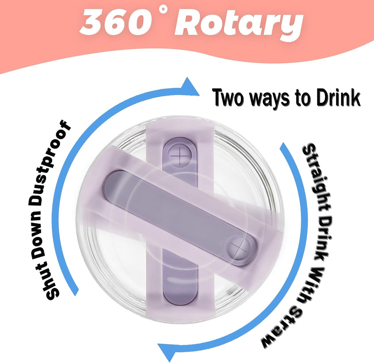 40 oz Tumbler Lid Replacement Compatible with Stanley Cup