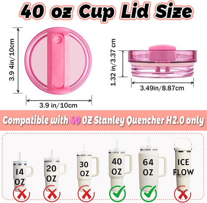 40 oz Tumbler Lid Replacement Compatible with Stanley Cup