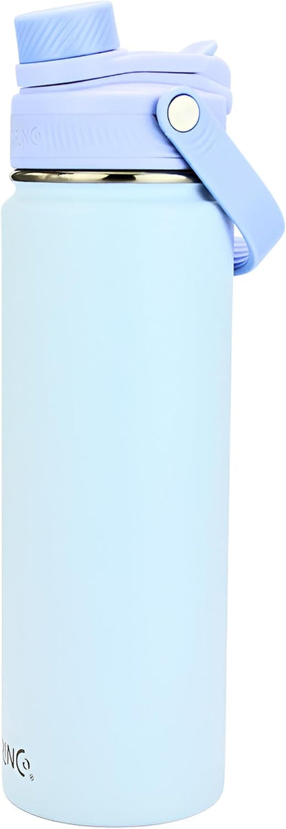 Stainless Steel Water Bottle Spout Lid Vacuum Insulated Double Wall Water Bottle Wide Mouth Leak Proof Keep Cold Sport Camping Hiking - Colors B