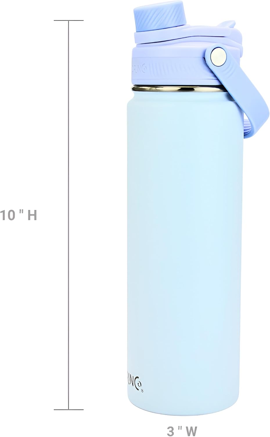 Stainless Steel Water Bottle Spout Lid Vacuum Insulated Double Wall Water Bottle Wide Mouth Leak Proof Keep Cold Sport Camping Hiking - Colors B
