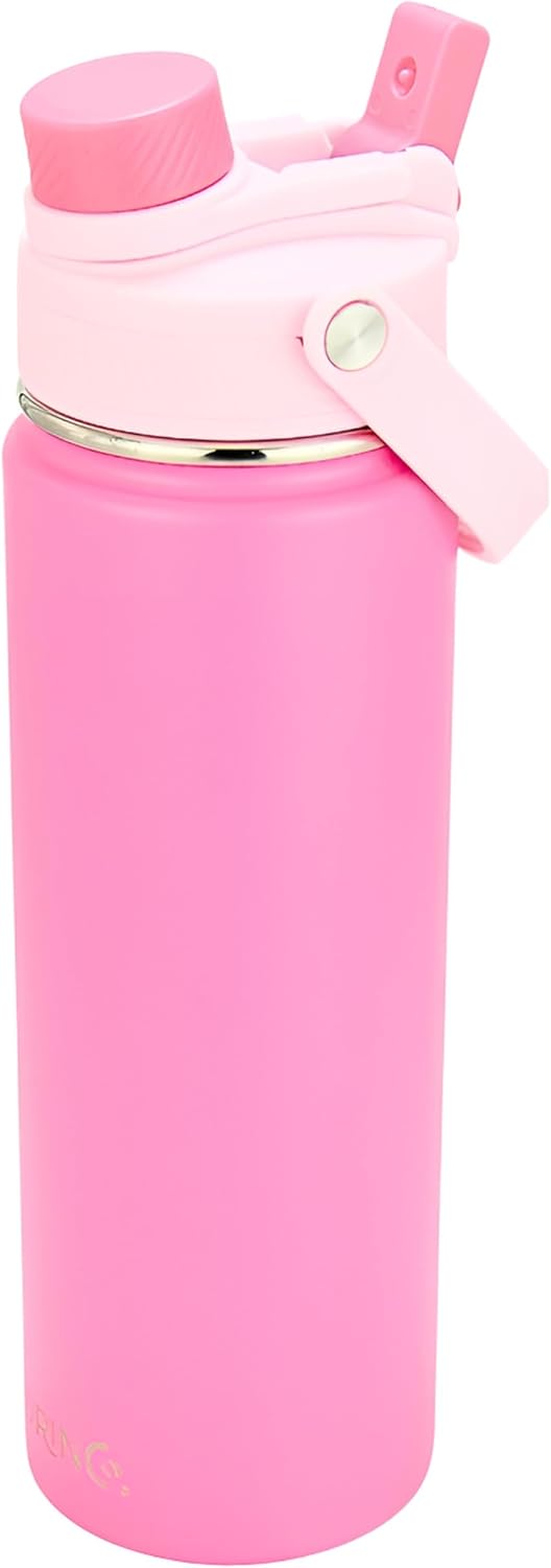 Stainless Steel Water Bottle Spout Lid Vacuum Insulated Double Wall Water Bottle Wide Mouth Leak Proof Keep Cold Sport Camping Hiking - Colors B