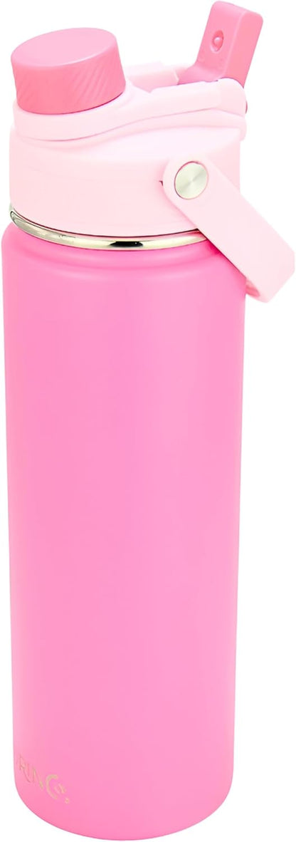 Stainless Steel Water Bottle Spout Lid Vacuum Insulated Double Wall Water Bottle Wide Mouth Leak Proof Keep Cold Sport Camping Hiking - Colors B